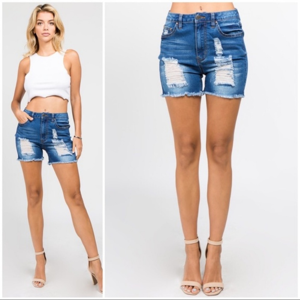 Denim Distressed Jeans - Picture 4 of 4